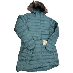 The North Face  Women's Transverse Belted Parka Dark Sage Green Size L